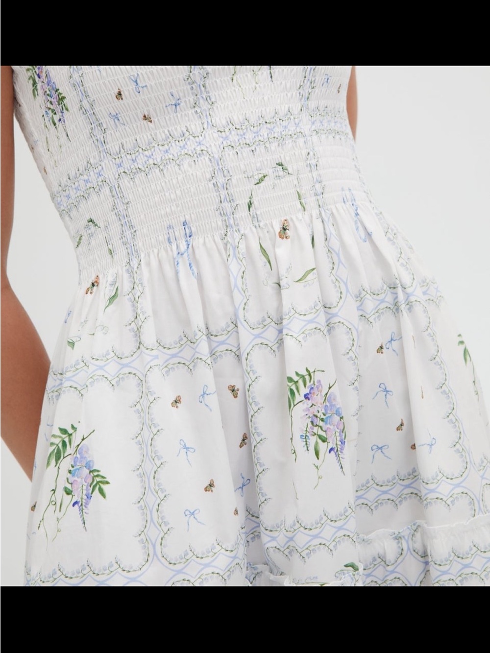 Hill House Ellie Nap Midi Dress in Patchwork Floral - Picture 5 of 11